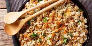 از گوشت چرخ کرده و برنج چه بپزیم: بهترین دستور العمل ها دستور غذای تهیه شده از برنج و گوشت چرخ کرده